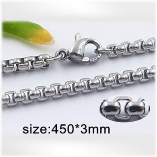 Ocelový náhrdelník - Hmotnost: 12.8 g, 450*3mm